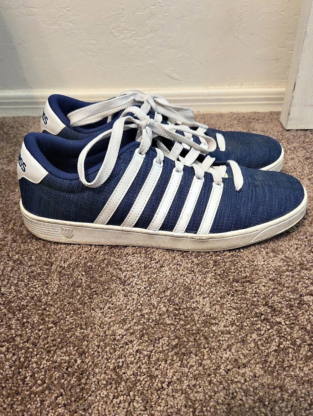 Men's K-Swiss Blue & White Sneakers